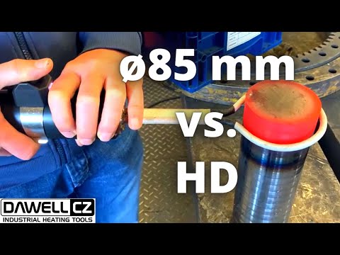 ø85 mm steel round bar vs. DHI-120C HD