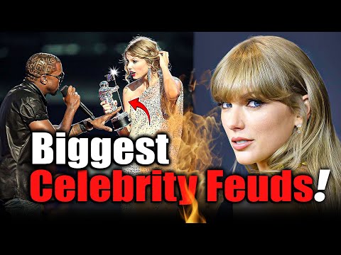 Top 10 Most Explosive Celebrity Feuds of All Time | Hollywood Drama You Won't Believe 😱