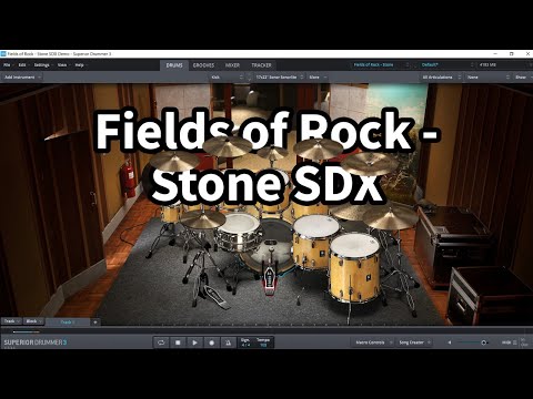 Toontrack Superior Drummer 3 - Fields of Rock - Stone SDX All Presets DEMO