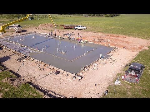MASSIVE Concrete Pour Barndo 214  - The Barndominium Show E99