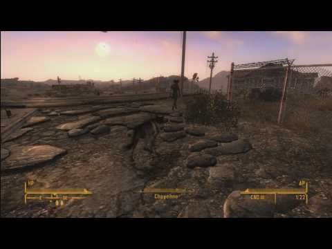 Fallout New Vegas Gameplay [HD] - Ghost Town Gunfight: Goodsprings and Powder Gangers