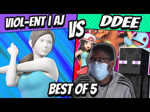 This Smash PRO Challenged My Team || VIOL-ENT | AJ VS. @ddee_ssbu​
