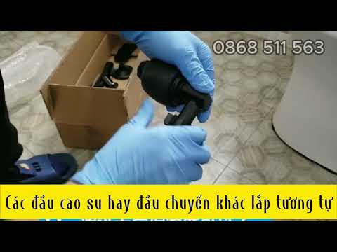 Hướng dẫn lắp đầu e bơm dụng cụ thông tắc bồn cầu