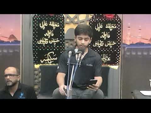 Shab 8th Muharram 1441 / 7th September 2019 - Marsiya Recitation