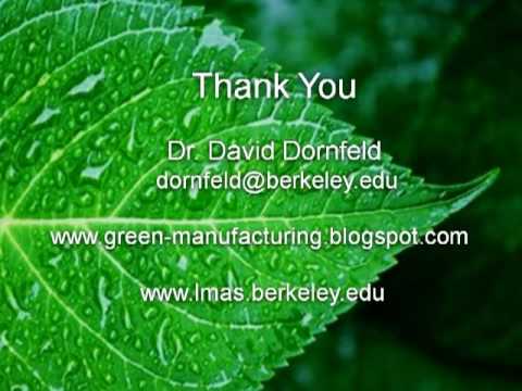 Why Green Manufacturing Part 6