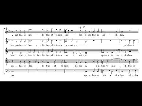Andrea Gabrieli: Sancta et immaculata virginitas - Officium
