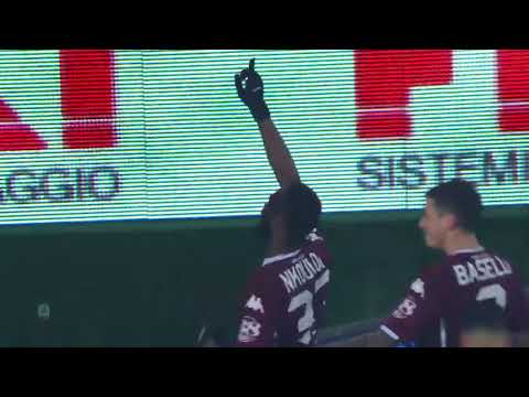 Nicolas Nkoulou buteur lors de la victoire du Torino face à Impoli