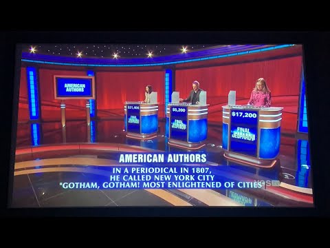 Final Jeopardy - Lisa Sriken Day 2 (3/29/23)