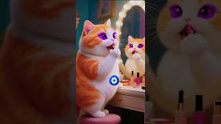 Shaky🧿Cat video #trending #instatrending#catvideos#cat #chichichirenani#makeup#blush #cats #ytshorts