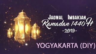 Jadwal Imsakiah Yogyakarta (DIY) Bulan Ramadan 1440 H, Sabtu 11 Mei 2019