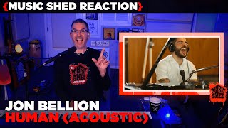 Music Teacher REACTS | Jon Bellion &quot;Human&quot; (Acoustic) | MUSIC SHED EP208