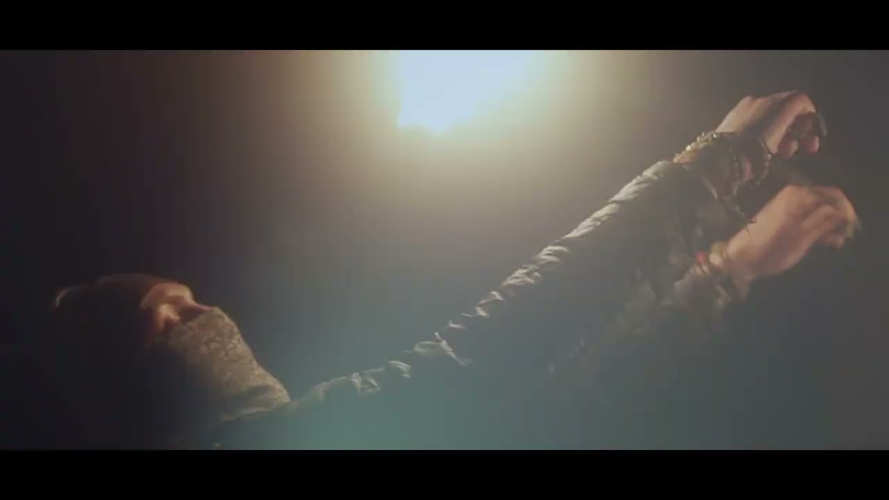 Fire performance filmed at night in Rishikesh
