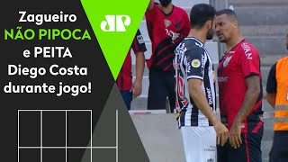 ‘Vai se fo***’: Diego Costa é peitado por rival e treta em Athletico-PR x Atlético-MG