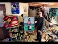 Paper Tiger, Interlude. angels and umbrellas. 24x30''. oil on canvas. @adam sturch