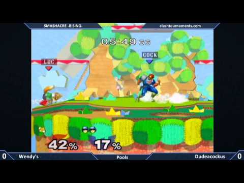 Smashacre Rising - Wendys vs Dudeaockus - SSBM