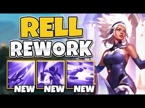 RELL IS NOW THE MOST OP JUNGLER IN THE GAME! (RELL REWORK GAMEPLAY)