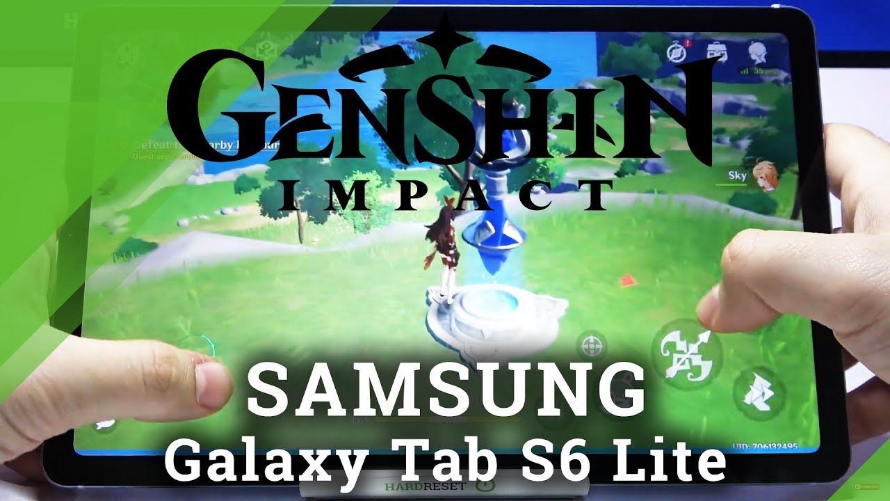 Genshin Impact on SAMSUNG Galaxy Tab S6 Lite – Gaming Quality Test