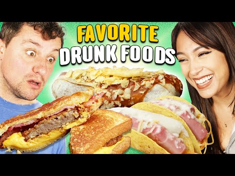 Trying & Rating Our Favorite Drunk Recipes! | ReactCAST
