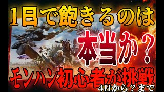 新作モンハンは１日で飽きるという噂は本当か？ モンハン初心者が挑戦！#2【4Hから】