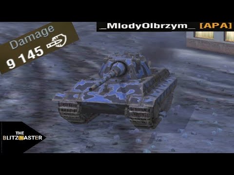 E 50 M  :  9145 damage 4 kills  -WoT Blitz-