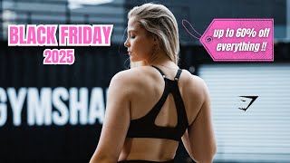 GYMSHARK BLACK FRIDAY SALE 2025 | up to 60% off!! | sale details, my top-picks + try ons