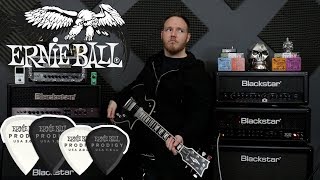 Video thumbnail for Ernie Ball PRODIGY Guitar Pick Shootout!! by Matt The Riff Master