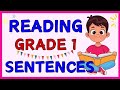 READING SENTENCES For GRADE 1 Practice Reading At Home Reading Skills Vocabulary