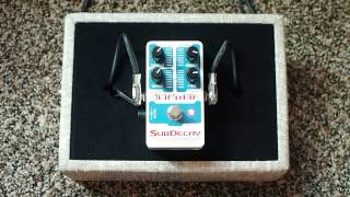 Video thumbnail for SubDecay Octasynth Octave Synthesizer by Pedal of the Day