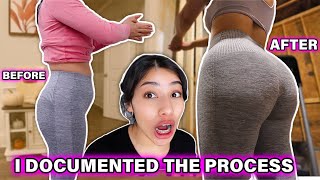 I GOT A BRAZILIAN BOOTY LIFT IN 1 WEEK!? | Everything I ate + Favorite Workouts *THIS WAS INSANE*