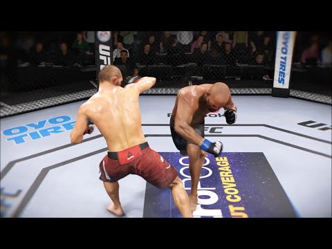 Khabib vs David Branch (EA Sports UFC 3) - K1 Rules