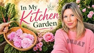 My Kitchen Garden Tour | Flowers, Herbs & Veggies 🥬🌶️🥒