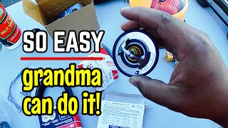 Toyota Camry 2.4L Thermostat Replacement | Overheating | Corolla Highlander Matrix RAV4 Solara