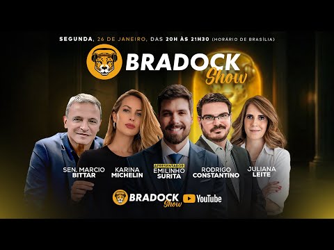 Bradock Show 26/01/26 - Emilinho Surita, Constantino, Sen. Marcio Bittar, Ju Leite e Karina Michelin