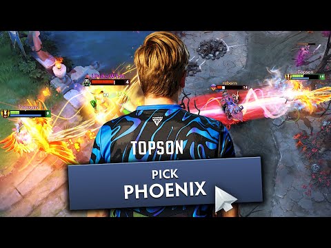 How Topson really plays PHOENIX MID! 🔥