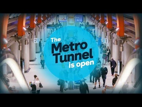 The Metro Tunnel is now open