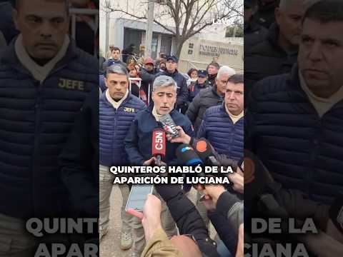 QUINTEROS CONFIRMÓ QUE LUCIANA ESTÁ SANA Y SALVA 📌