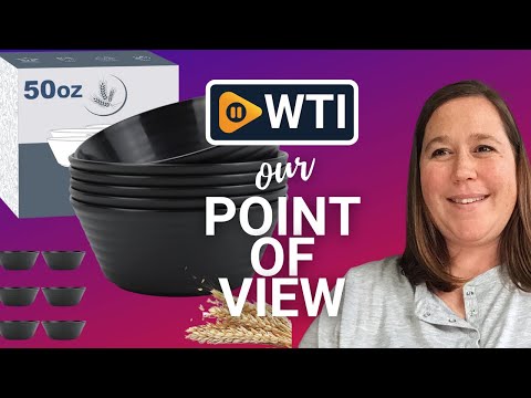 Wrova Wheat Straw Bowl Sets - WTI product video review