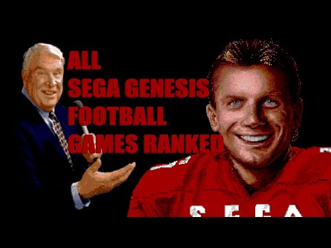 ALL Sega Genesis Football Games Ranked (Retro Sunday)
