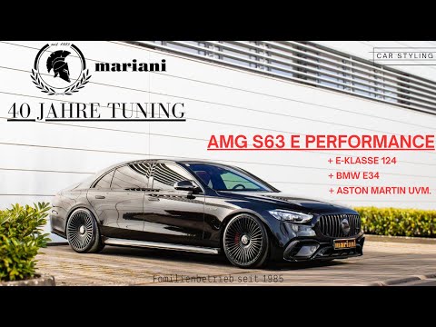 Mercedes-AMG S63 W223  mariani ® Car-Styling x OLD vs NEW + W124, BMW E34, Aston Martin