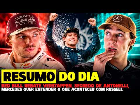 🚨RED BULL REBATE VERSTAPPEN E MERCEDES QUER ENTENDER O QUE ACONTECEU COM RUSSELL | FÓRMULA 1