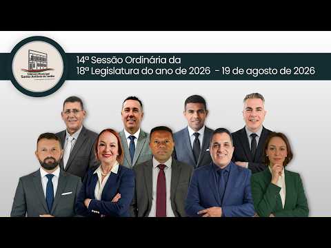 14ª Sessão Ordinária da 18ª Legislatura - 19 de agosto 2026