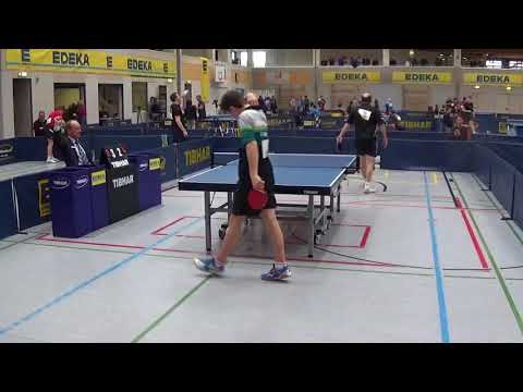 Felix Wetzel vs Kirner TV Altdorf Bayerische Meistersch Buxheim 20180120 Table Tennis 9