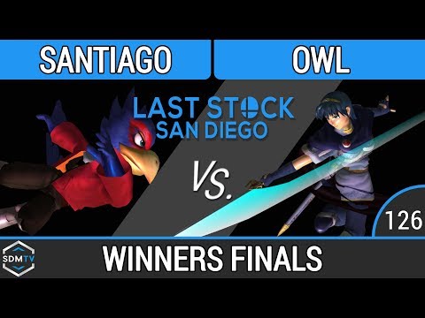 LSSD 126 - Santiago (Falco) vs. HFFC | Owl (Marth) - SSBM Winners Finals - Smash Melee