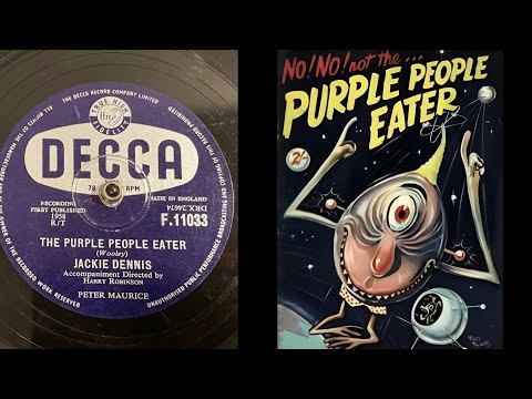 Jackie Dennis - The Purple People Eater - 78 rpm - Decca F11033 - 1958