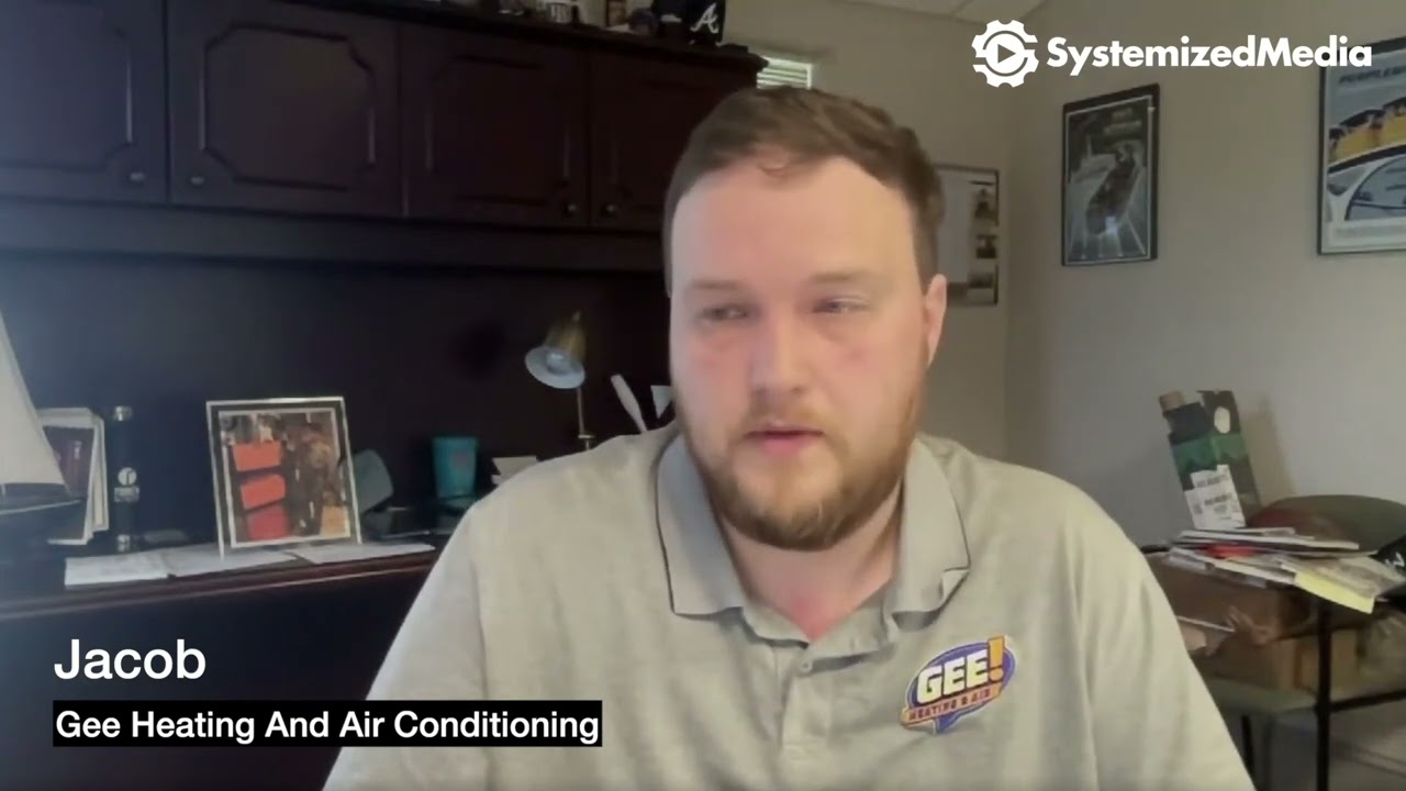 Gee Heating & Air testimonial for Systemized Media
