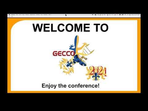 GECCO2021 — Welcome Ceremony