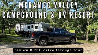 Meramec Valley Campground & RV Resort REVIEW + FULL DRIVE THRU TOUR