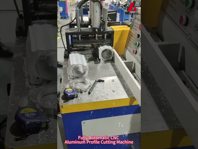 全自动数控铝型材切割机视频