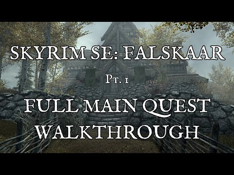 A New Land - Skyrim SE Falskaar Mod - Falskaar Pt. 1 - NO COMMENTARY
