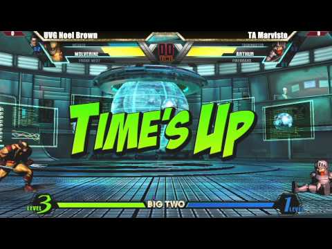 UMVC3 Ahmyo vs TA Marvisto & UVG Noel Brown vs TA Marvisto - Big Two #48 tournament